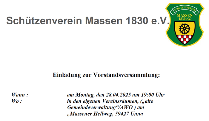 Einladung VS 28042025